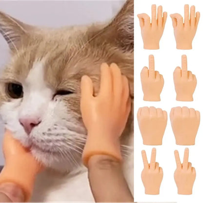 Funny Gesture Toys Mini Multi-Style  Plastic Human Fake Hand Gloves