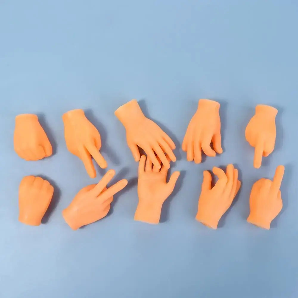 Funny Gesture Toys Mini Multi-Style  Plastic Human Fake Hand Gloves