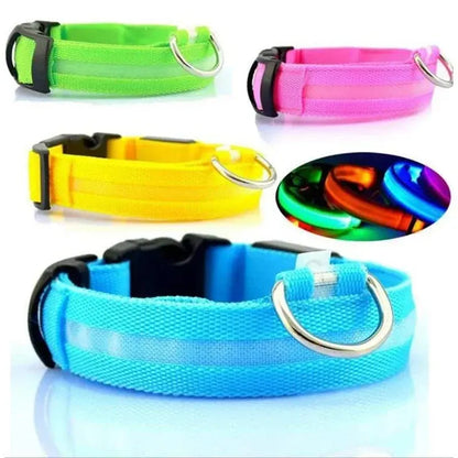 LED Glowing Dog Collars Rechargeable Waterproof