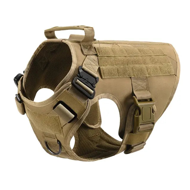 Pet K9 Tactical Military Vest -Training Dog Harness and Leash Set For All Breeds Dogs