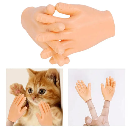 Funny Gesture Toys Mini Multi-Style  Plastic Human Fake Hand Gloves